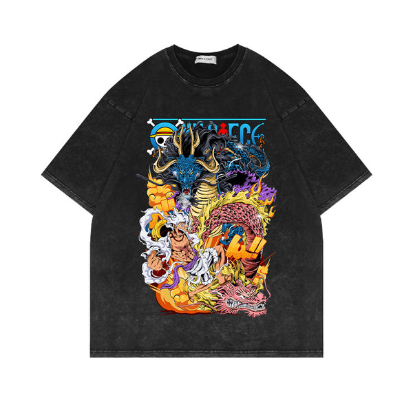 "Kaido x Momonosuke x Luffy" Vintage T-Shirt