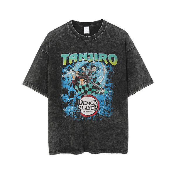 Vintage Style "Tanjiro" Demon Slayer T-Shirt